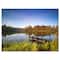 Designart - Still Waters of Fall Lake - Landscape Canvas Art Print